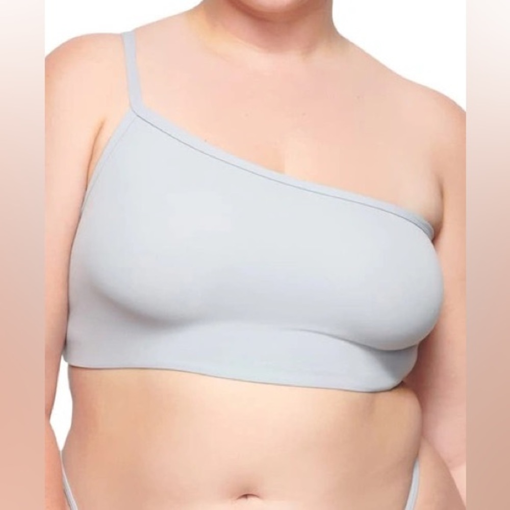 Skims fits everyone one shoulder bralette in moonstone